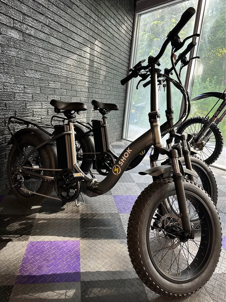 2025 SHOK Pulsar 48V E-Bike - 500W 10.4Ah Big Tire