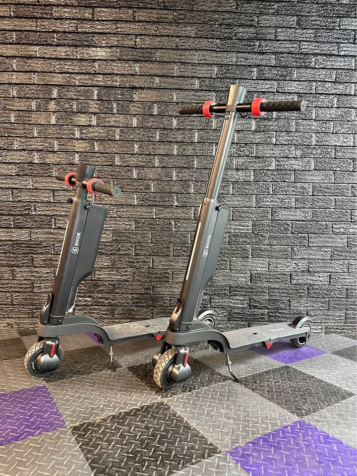 2026 SHOK Electron Foldable Electric Scooter + Backpack - Brand New