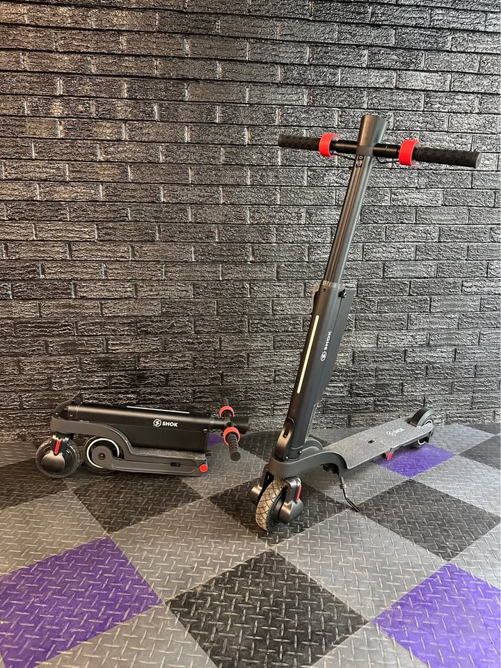 2026 SHOK Electron Foldable Electric Scooter + Backpack - Brand New