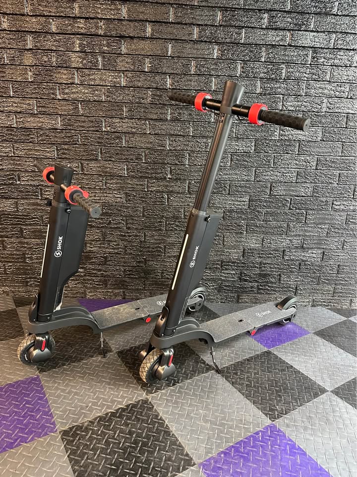 2026 SHOK Electron Foldable Electric Scooter + Backpack - Brand New