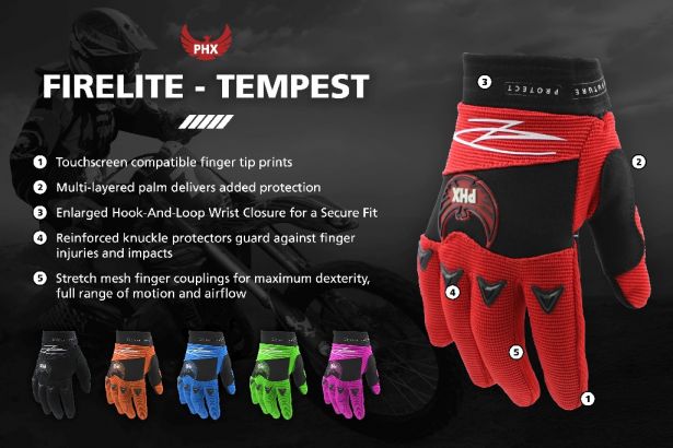 PHX Firelite Gloves - Tempest