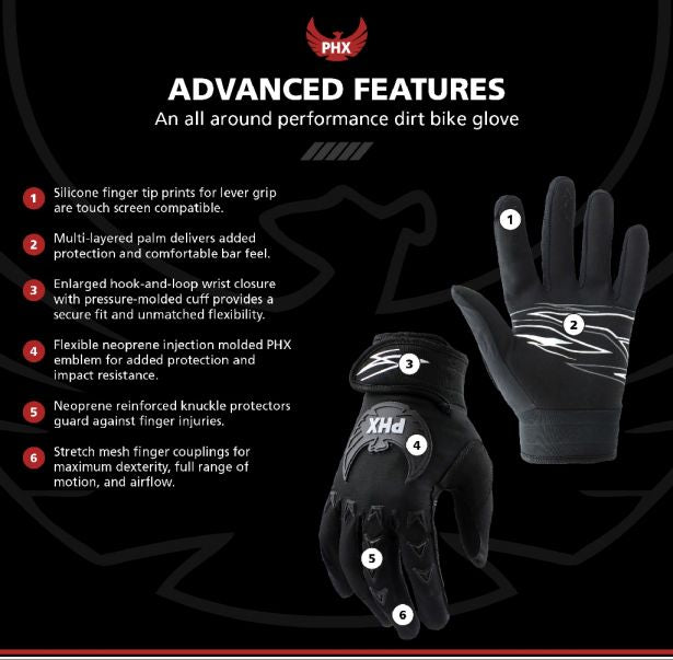 PHX Mudclaw Gloves - Tempest