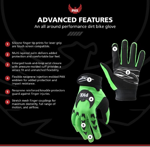 PHX Mudclaw Gloves - Tempest